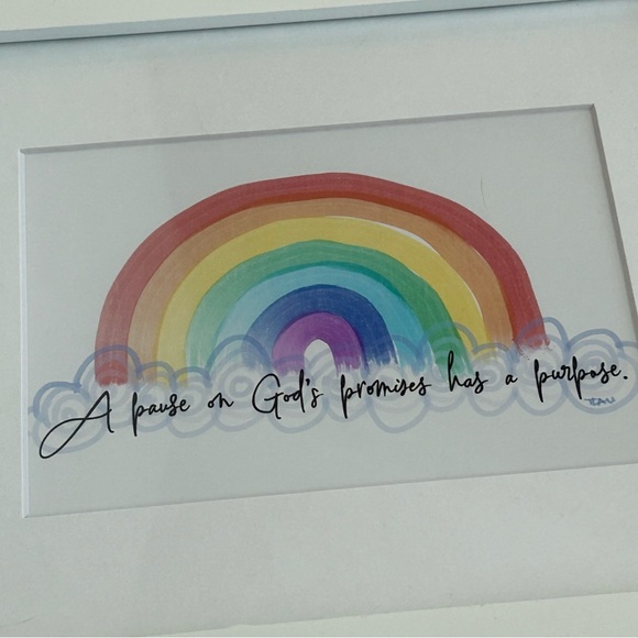 Framed Rainbow Wall Art 8x10” - Picture 5 of 5